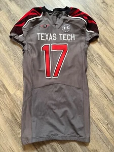 Maglia TTU Texas Tech Red Raiders gioco emesso mai uscito autentica taglia 44 #17 - Foto 1 di 6