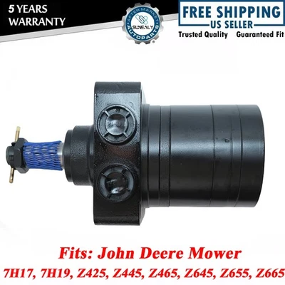 SUNEALY Hydraulic Motor TE0195US250AAAA for John Deere Mower 7H17 7H19 Z465 Z645 Z655