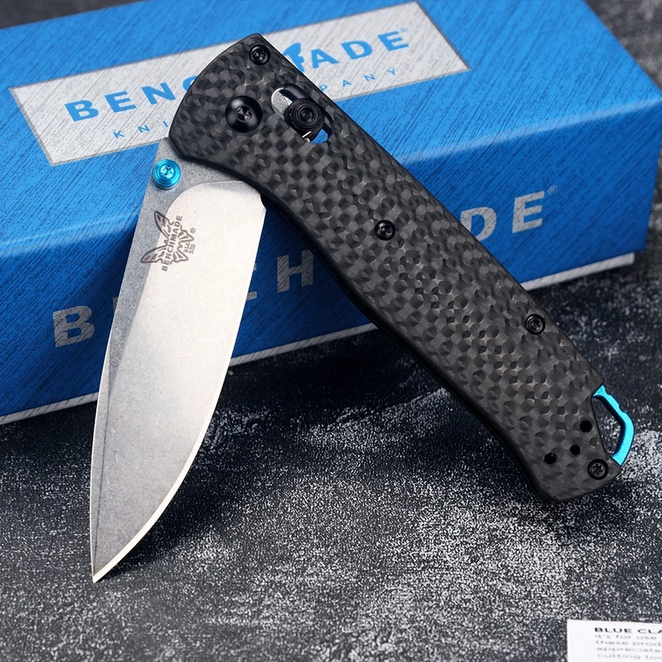 Benchmade - Bugout 535 EDC Knife with Black Carbon Fiber Handle - Image 1 of 4