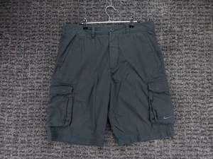 Nike Shorts Mens Medium Gray Cargo The Athletic Dept Cotton Canvas Outdoor Sport - Picture 1 of 14