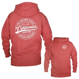 Golden State California Beach Surfing Pullover Hoodie - Bild 1 von 10