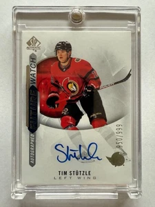 2020-21 UD SP Authentic TIM STUTZLE Future Watch Auto /999 BEAUTY! - Picture 1 of 4