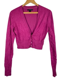 Express Pullover Shrug Gr. Large Bolero Knopf Strick Rosa Damen Y2K Princess Core - Bild 1 von 8