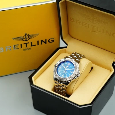 *Box & Paper* BREITLING Superocean A17360 Automatic Blue Dial 42mm Mens Watch - image 1 of 4