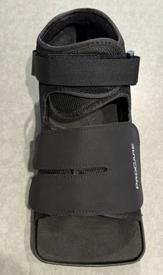 Pro Care 方头黑色 Post Op 鞋靴支撑矫形 [尺寸小号] — 第 1/4 张图片