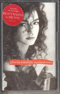 Gloria Estefan Cuts Both Ways cassette UK Epic 1989 cassette black shell with - Picture 1 of 3