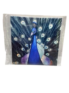 Decorative Peacock Tiie/Trivet/Coaster Made in USA - Picture 1 of 7