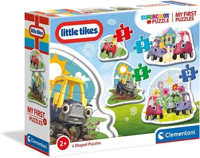 CLEMENTONI, 4 mini puzzle 3.6.9.12 pezzi LITTLE TIKES, ,  CLE20832 - Immagine 1 di 2