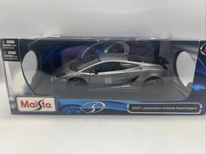 1/18 Maisto 2007 Lamborghini Gallardo Superleggera Charcoal Gray jm #31149 READ! - Picture 1 of 21
