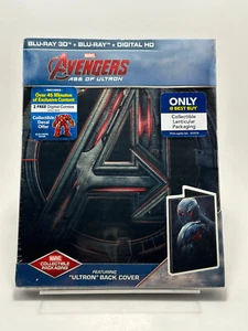 New! Best Buy Exclusive Avengers: Age of Ultron 3D + Blu-ray Debossed Steelbook - Picture 1 of 6