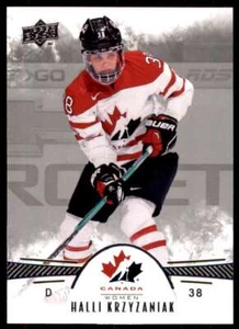 2016-17 UD Team Canada Juniors Halli Krzyzaniak #9 - Picture 1 of 2