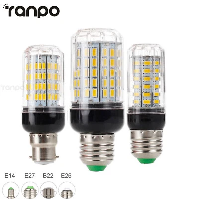 LED Corn Light Bulbs E27 E14 B22 5730 SMD 9W 12W 30W 35W Lamp AC 220V DC12V 24V - Image 1 of 4