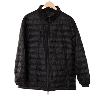 Chaqueta de plumón negra laminar HERNO para hombre talla 60 12708 Foto 1 de 4