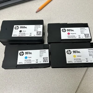 HP 950 and HP 951 OEM used empty Ink Cartridges 1 Set - Afbeelding 1 van 1
