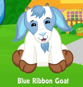 Webkinz Classic Blue Ribbon Goat Pet Code Only - Picture 1 of 1