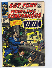 Sgt.Fury and his Howling Commandos #51 Marvel 1968 '' The Assassin ! ''