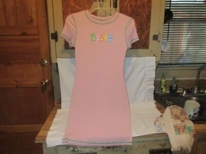 Care Bears Official Stretchy Fitted Pink T-Shirt Dress - Size Medium - Picture 1 of 4