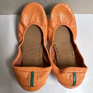 Tieks orange koralle Leder Ballerinas Schuhe Größe 6 - Bild 1 von 10