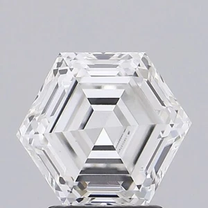 Anello di fidanzamento etico diamanti coltivati in laboratorio esagonale 2,35 CT gioielli sostenibili - Foto 1 di 3