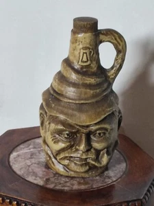 Gianni Visenti, geschnitztes Holzwerk, rund um Flasche Blumentopf - Bild 1 von 15