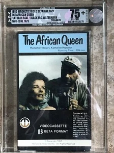 THE AFRICAN QUEEN not VHS betamax Kath Hepburn Humphrey Bogart Magnetic Video - Picture 1 of 4