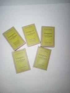 Crabtree & Evelyn Travel Bar Soap VERBENA LAVENDER 5 Facial Bars - Picture 1 of 5