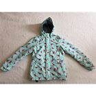 O'neill Jacket Coat Green Flamingo Firewall Insulated Snow Ski Snowboard Girl 14