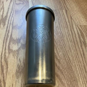 Starbucks Tumbler Cold Cup Mirror Edelstahl Chrom Stahl Sammler Venti 24oz - Bild 1 von 3
