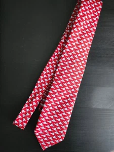 J Crew Herrenkrawatte 100 % Seide Schwertfisch Marlin Ozean Klasse Neuheit - Bild 1 von 2