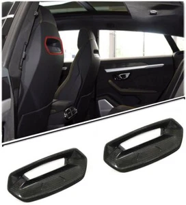 Dry Carbon Fiber Seat Back Decorative Frame Cover For Lamborghini URUS 2018-2022 - Picture 1 of 6