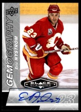 2010-11 Upper Deck Black Diamond Gemography Eric Nystrom Auto Minnesota Wild