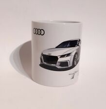 Audi TT 8S Tasse Becher quattro Sport Concept weiß Cup Mug 300ml  8N 8J
