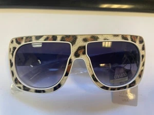 Stilvolle modische quadratische Leopardendruck Sonnenbrille W8625 - Bild 1 von 7