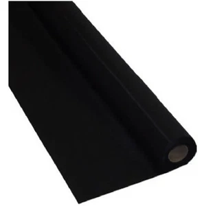 Creative Converting 013002 40 in. x 100 ft. Plastic Table Roll- Black - Picture 1 of 1