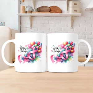 Hope n Courage, café/té/chocolate 12 oz. taza/taza/sublimada/personalizar (cu358) - Imagen 1 de 1