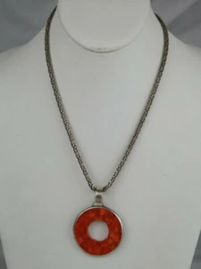 Sponge Coral Necklace BONUS Earrings 925 Sterling Silver SET (Silpada?) - Picture 1 of 8