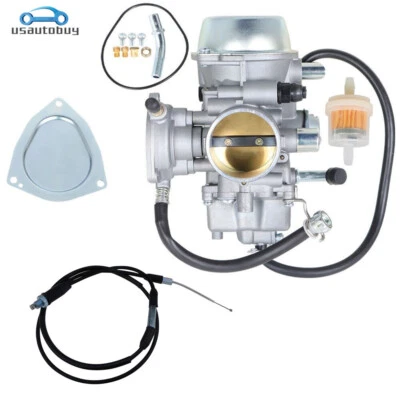 Carburetor Carb & Throttle Cable for Yamaha Grizzly 660 YFM660 2002-2008 - Image 1 of 4