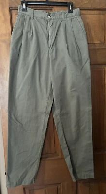 Ladies Cherokee Long  Khaki Green Pants Size 10 - Image 1 of 4
