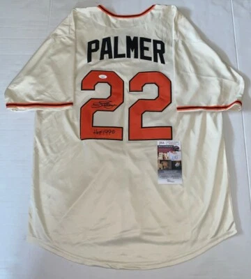 Jim Palmer signed Baltimore Orioles jersey W/ HOF Inscription autographed JSA - Image 1 of 4