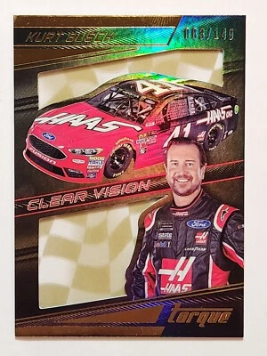 2017 Panini Torque NASCAR Racing Clear Vision #26 Kurt Busch Gold #083/149 - Image 1 of 2