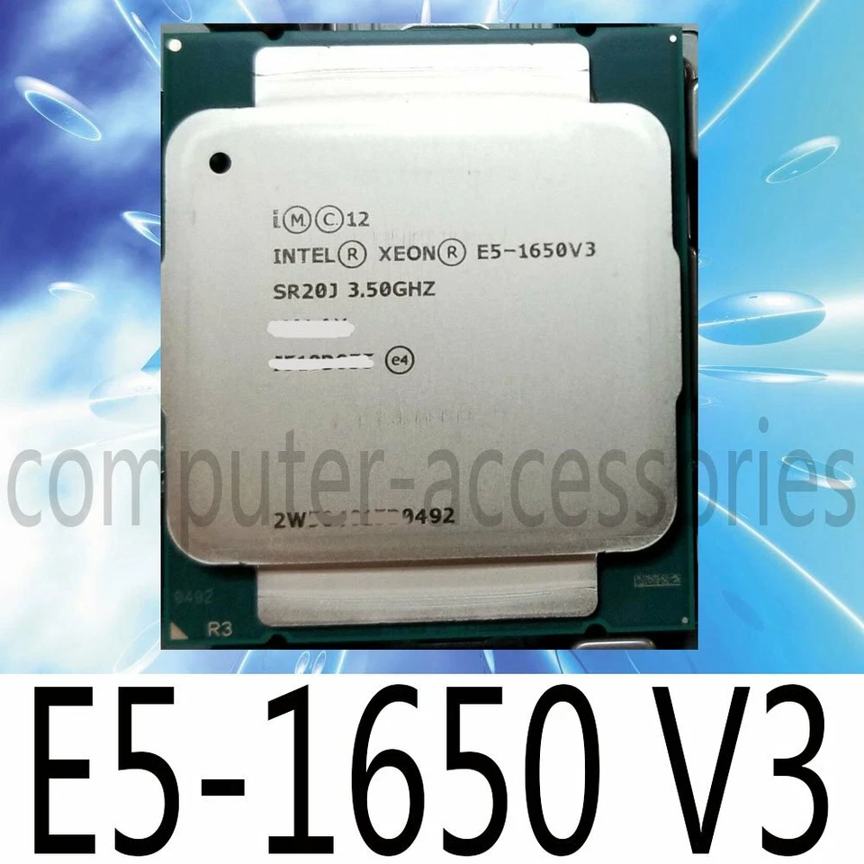 Intel Xeon E5-1650 V3 3.5GHz 6Core 15MB SR20J LGA2011-3 140W CPU Processor - Image 1 of 1