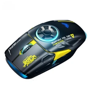 Wireless Dual Mode Mouse Decompress Charging Rotating Esports Gaming RGB Mice - Picture 1 of 11