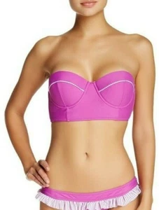 MINKPINK WISTERIA DREAM CUP BRA BIKINI SWIM TOP PURPLE XSMALL NEW! $70 - Picture 1 of 2