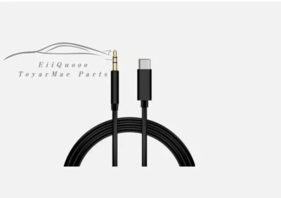 Aux Cable Type C to 3.5mm For Samsung USB C Male Car Stereo Audio Adapter  - Image 1 of 4