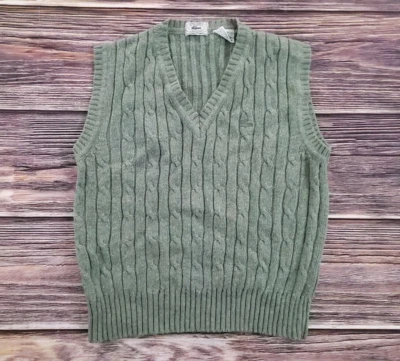 Chaleco Suéter Tejido Vintage IZOD Lacoste Años 70 Colonia Británica de Hong Kong Talla M  Foto 1 de 4