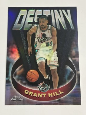 1997-98 Topps Chrome Destiny Grant Hill #D1 Refractor - Image 1 of 2