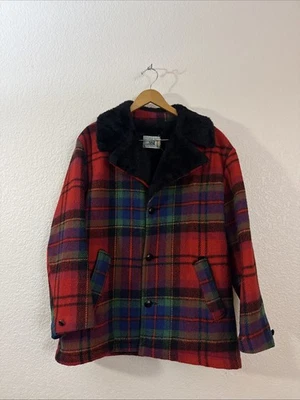 Pacific Trail винтажный клетку пальто XL многоцветный искусственного меха подкладка неношеное состояние товара - Изображение 1 из 4