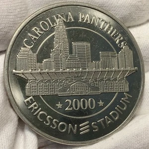 2000 Ericsson Stadium Coin ~ NFL Carolina Panthers vs 49ers (X487) - Picture 1 of 3