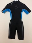 Tribord Oxylane Decathlon Mens Shortie Wetsuit Black Blue Small Surf Swim VGC
