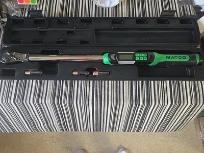 Matco Tools ETWC250FKBG 1/2” Drive Green & Black Electronic Torque Wrench (NEW) - Image 1 of 4
